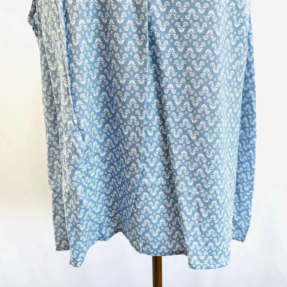 NWT CROFT&BARROW Women Sleeveless Pullover Keyhole Neckline Floral Shirt Sz PXXL - Picture 4 of 13